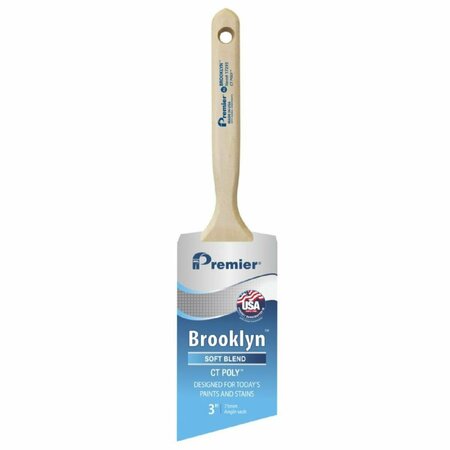 COOL KITCHEN 3 in. Brooklyn Angle Sash CT Poly Brush CO3847095